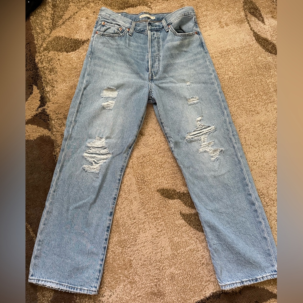 Levi's Ribcage Straight Ankle Jeans